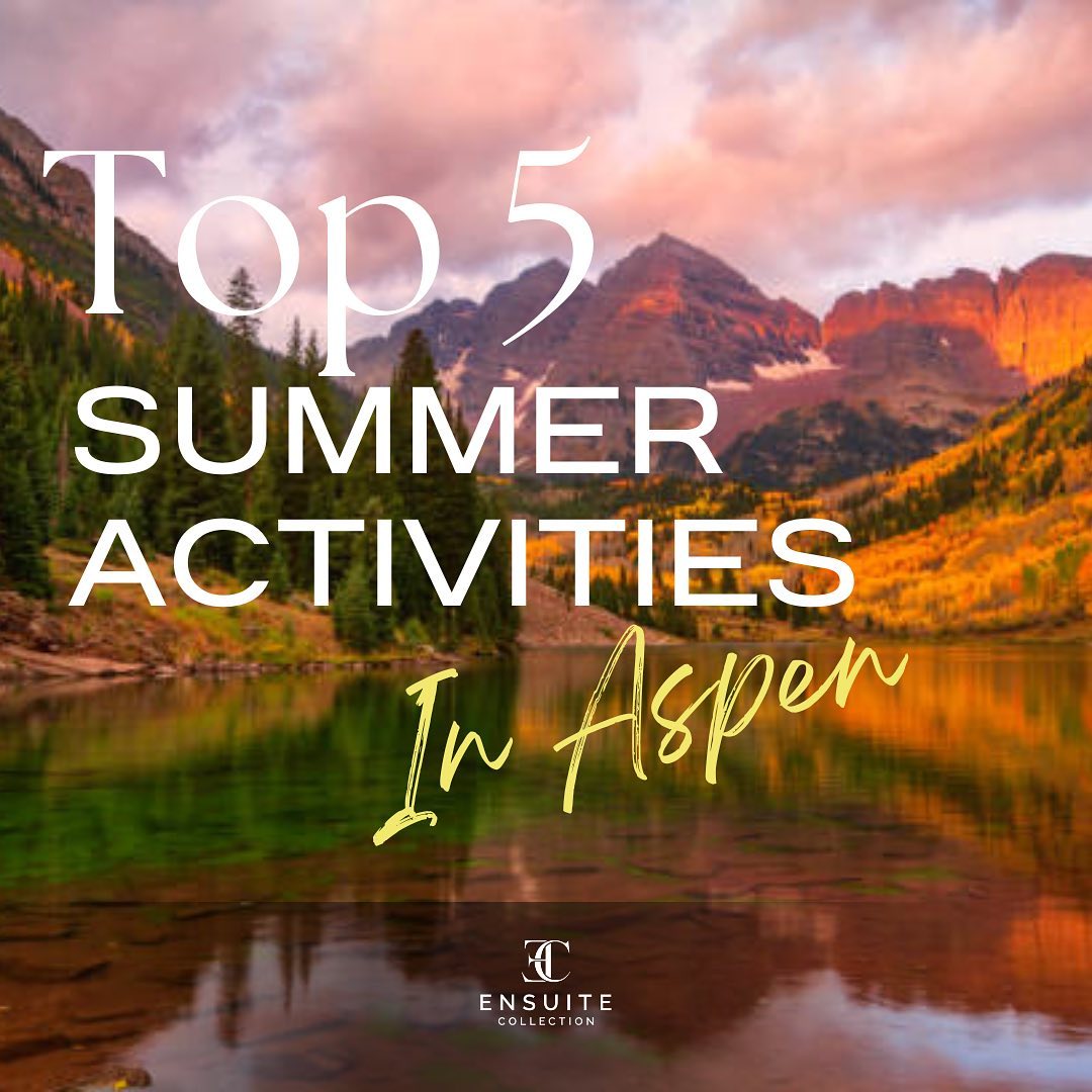 Chasing summer adventures in #Aspen! ☀️🌲 From hiking the breathtaking trails to biking through scenic landscapes, this m
