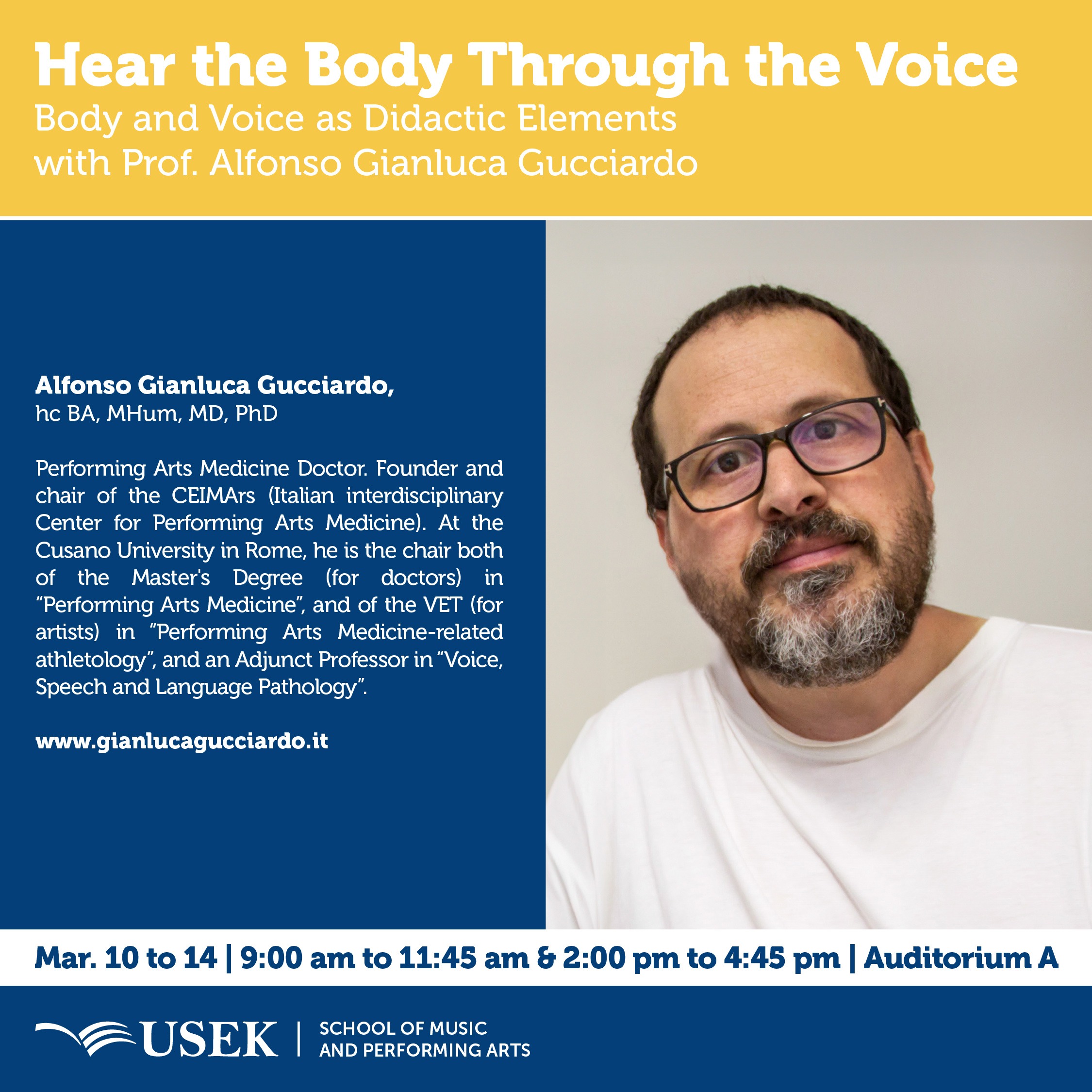 Hear The Body Through The Voice Workshop - Application thumbnail