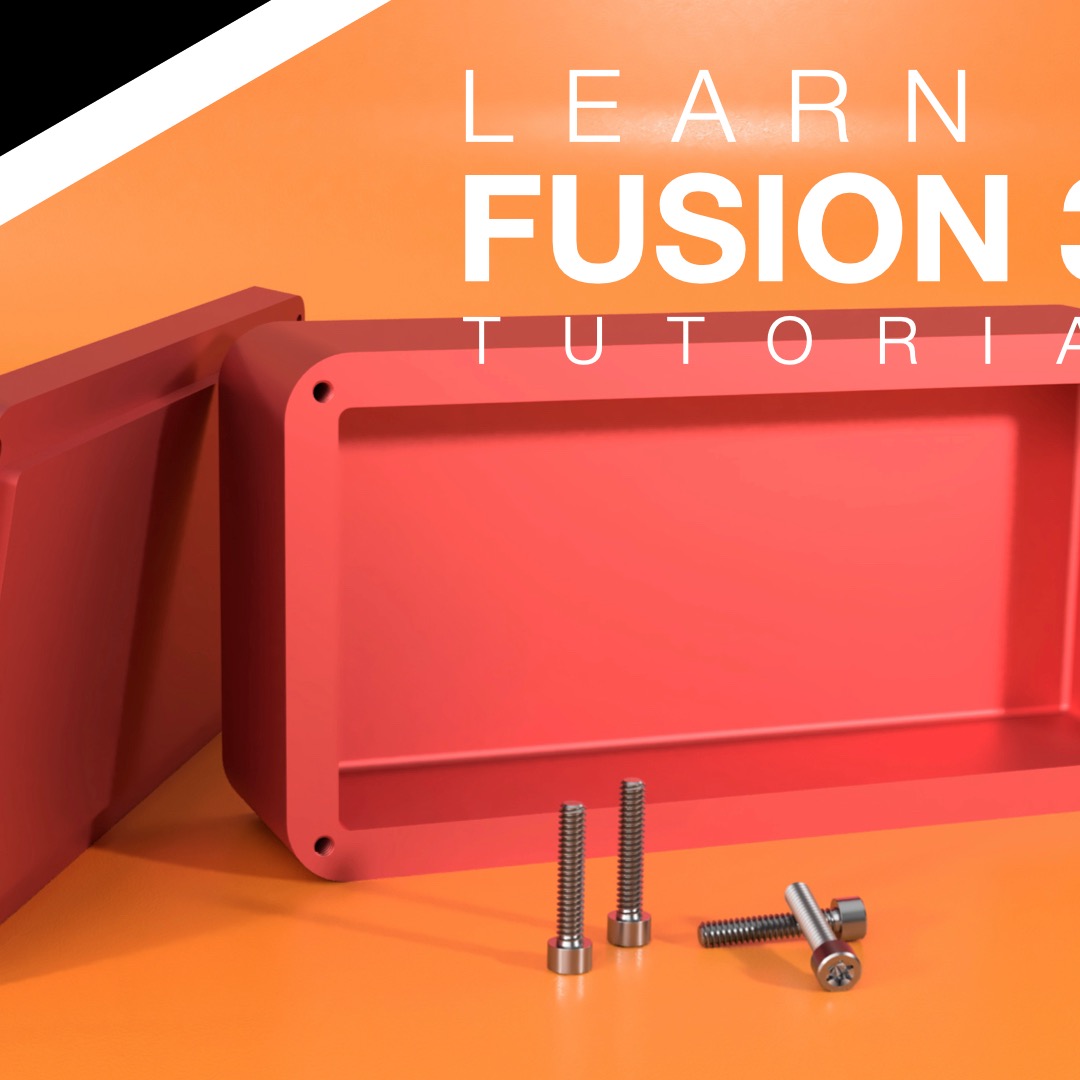 Fusion 360 for Beginners - Model a Box & Lid with Screws - In-Context Design - Lesson 9 - 100K Views and Counting thumbnail