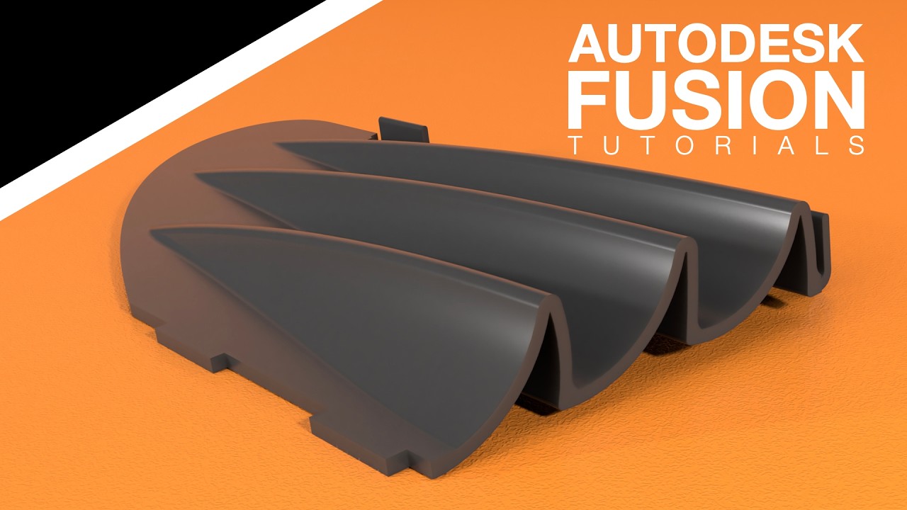 Autodesk Fusion 360 - Complex Car Part - Intermediate/Advanced Tutorial (2024) - 140K Views and Counting thumbnail