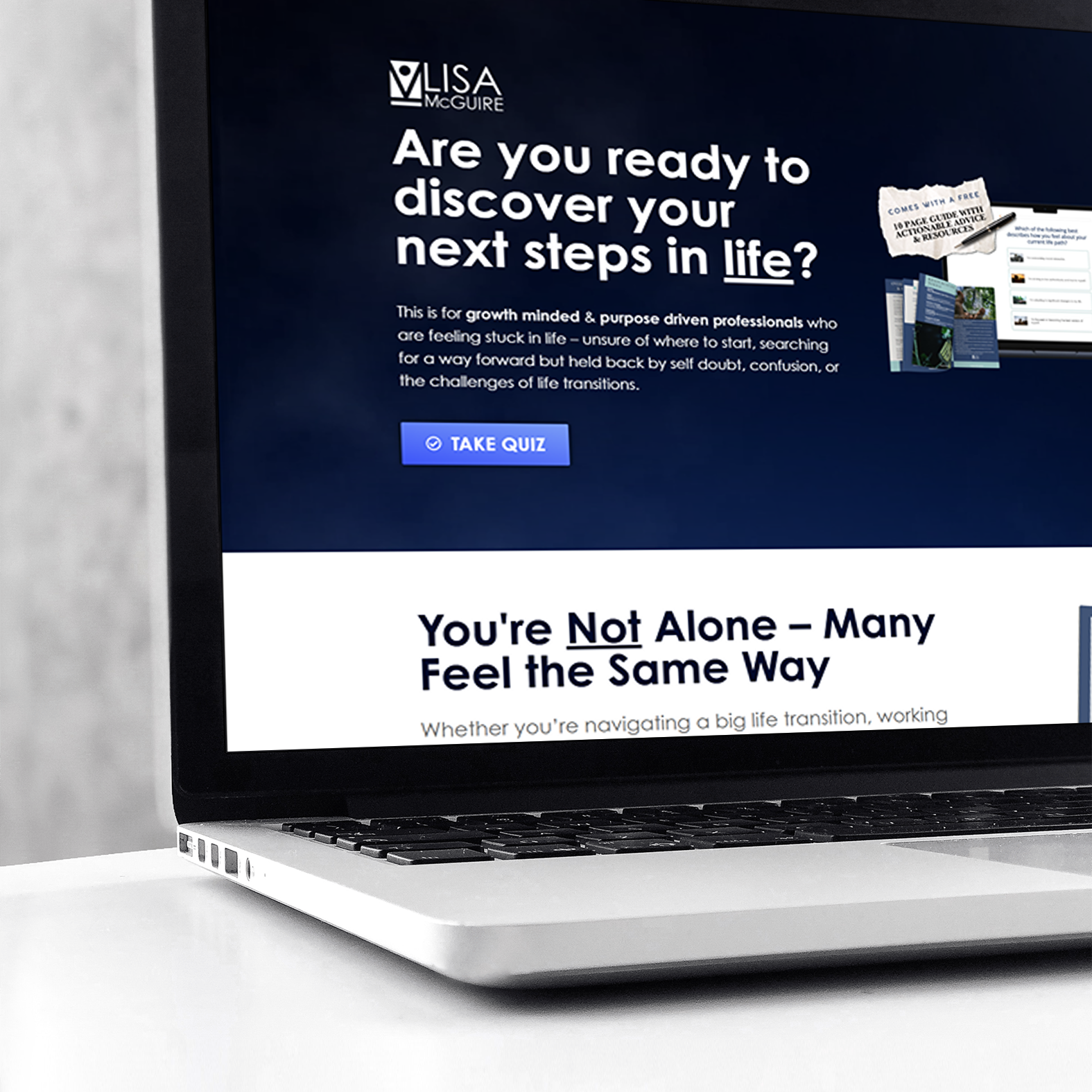 Client Landing Page: Lisa McGuire thumbnail