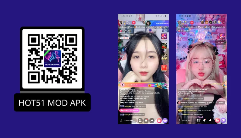 Hot51 - Mod APK Live Download Gratis Terbaru Unlocked Room thumbnail