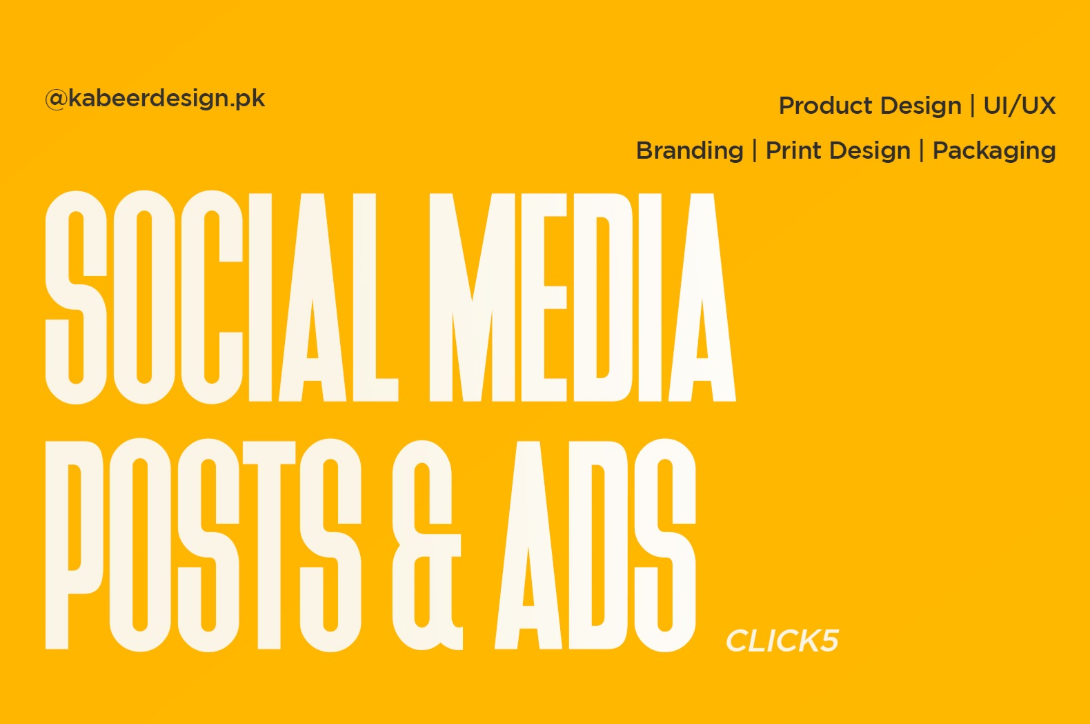 Social Media Design - CLICK5 thumbnail