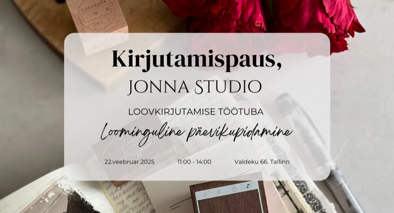 TÖÖTUBA: loominguline päevikupidamine 22.02 @ TALLINN thumbnail