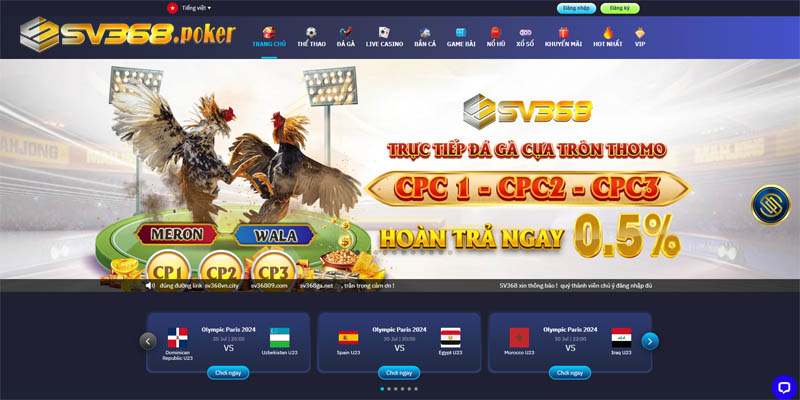 Sv368 - Trang Chủ Chính Thức Sv368 - Đá Gà Thomo 2025 thumbnail