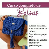 Bolsas exclusivas de crochê  thumbnail