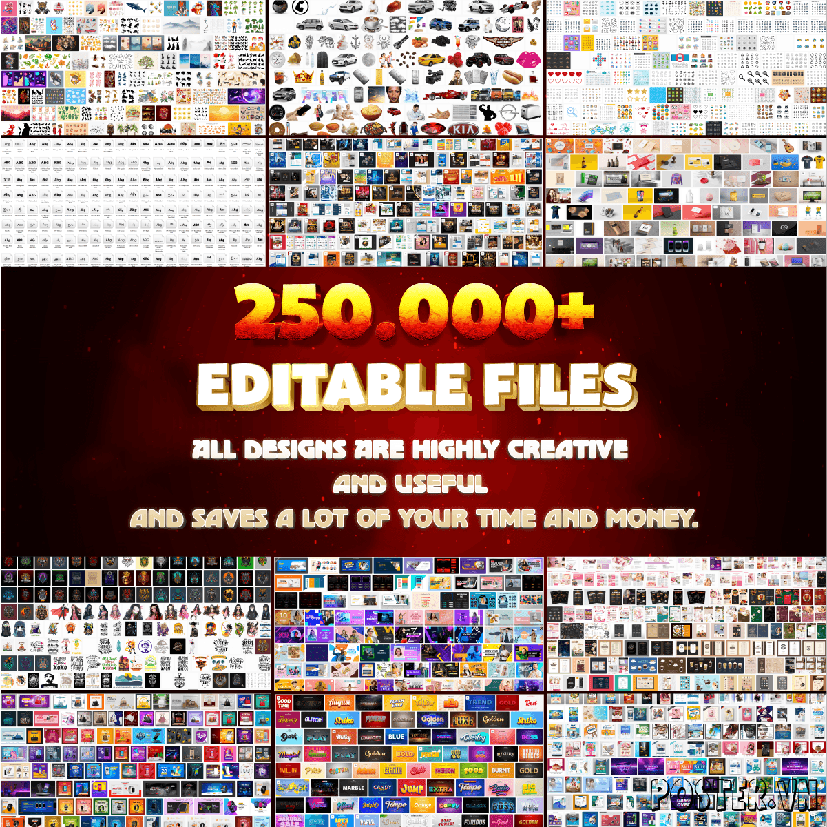 Kho Tài Nguyên Vector, PSD, Background Miễn Phí | Poster.vn thumbnail