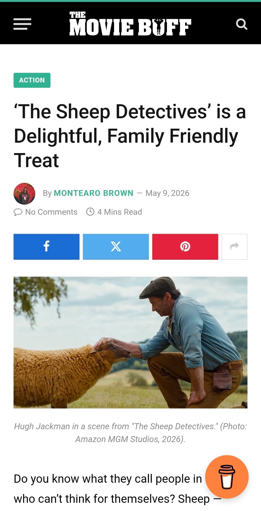 'The Sheep Detectives' is a Delightful, Family Friendly Treat - The Movie Buff thumbnail