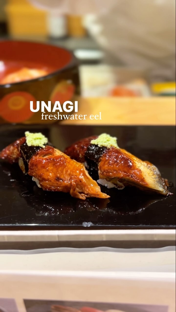 UNAGI. Freshwater eel. One of my favorites. The sauce hits every time. #sushi