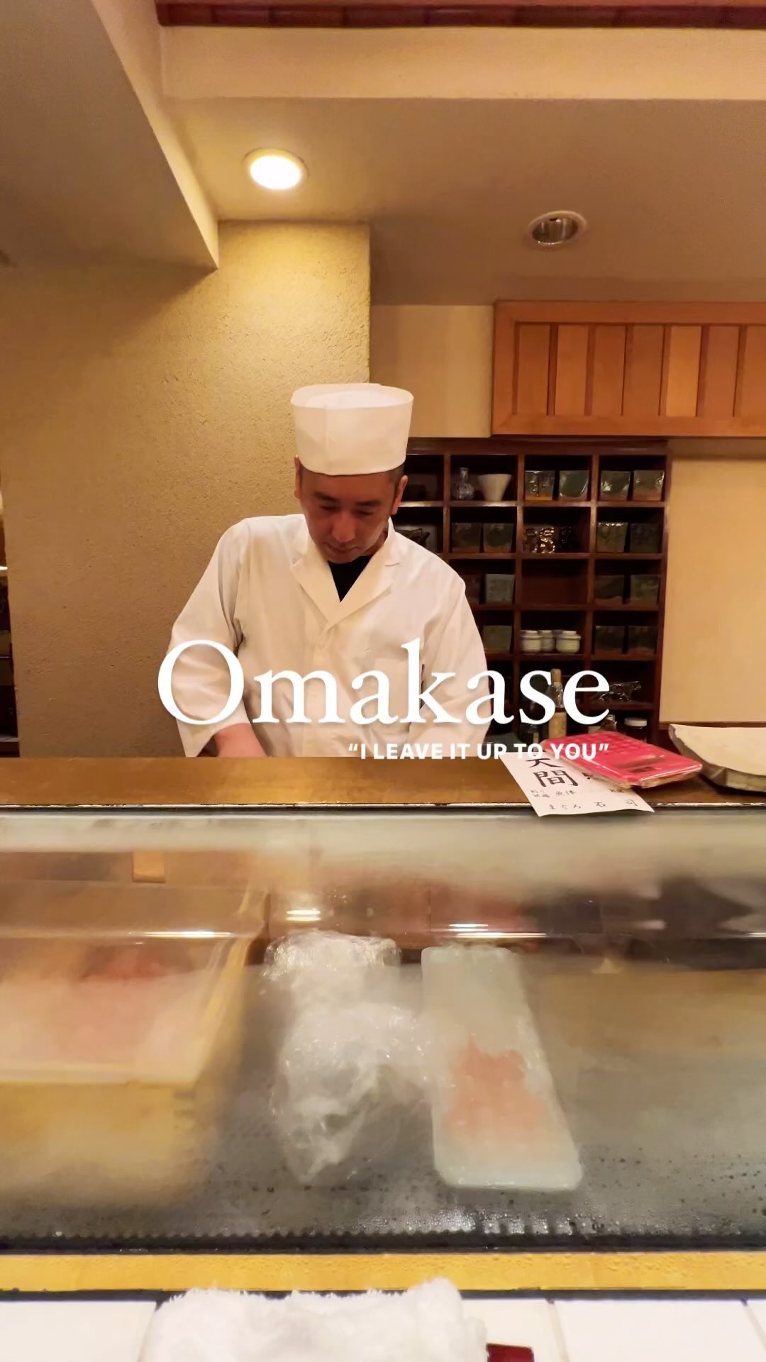 The term #omakase, meaning “I leave it up to you,” describes dining experiences in Japanese restaurants where the custom