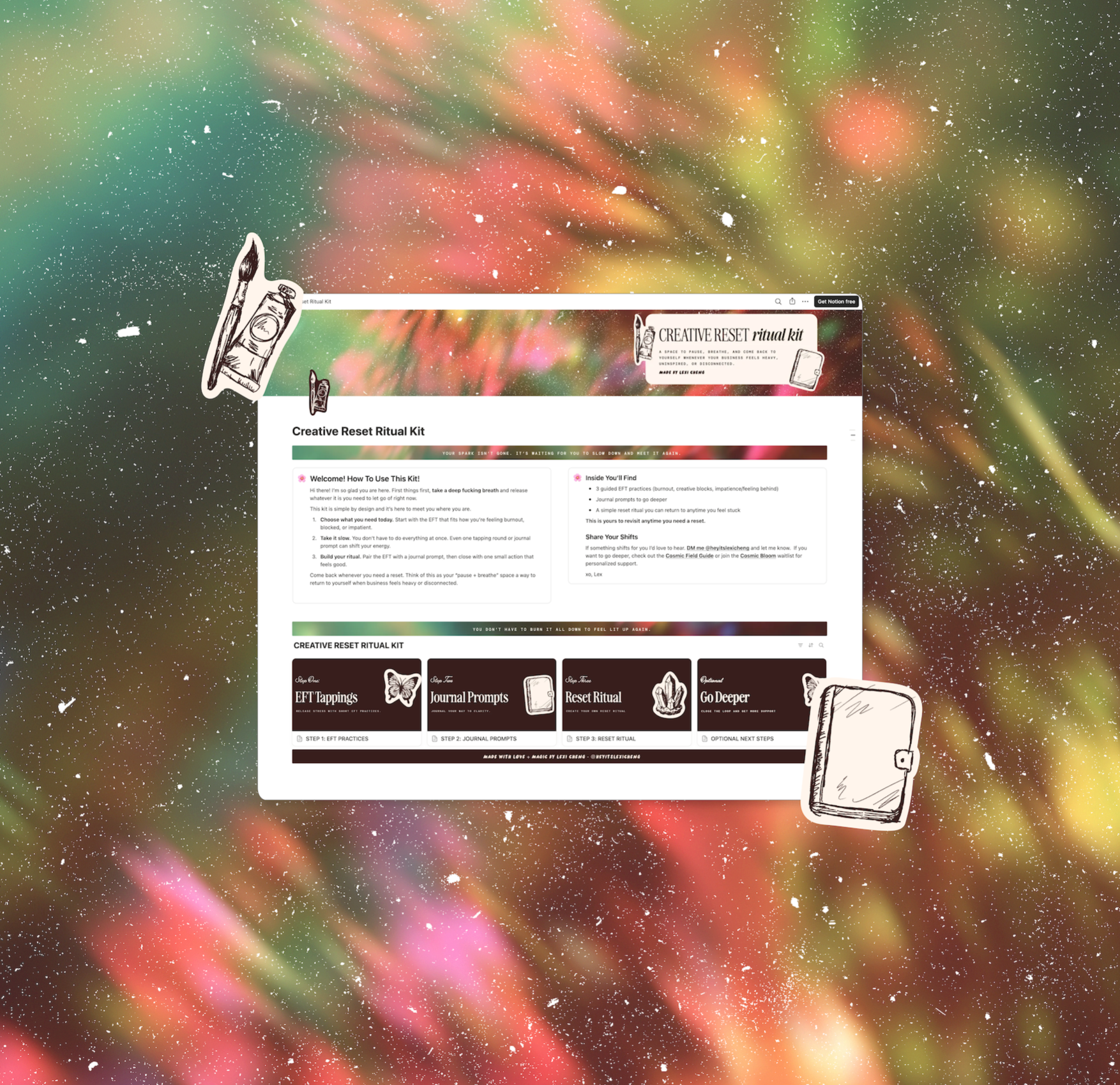 [FREE] Creative Reset Ritual Kit  thumbnail