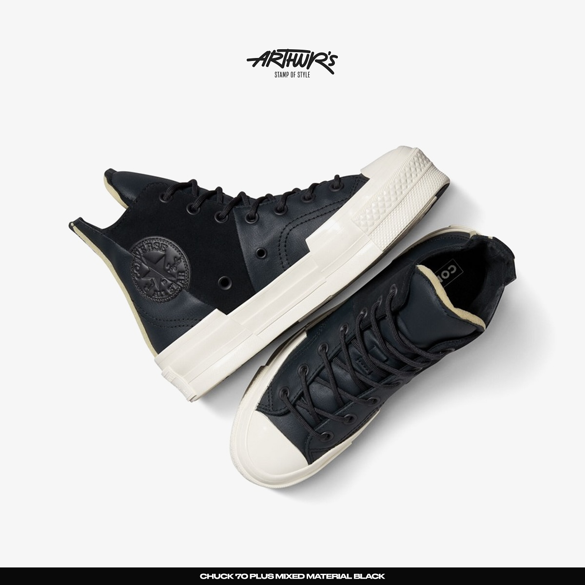 👟 Chuck 70 Plus – класика со модерен пресврт! 
Кожа, велур и асиметричен дизајн за уникатен стил и удобност преку целиот