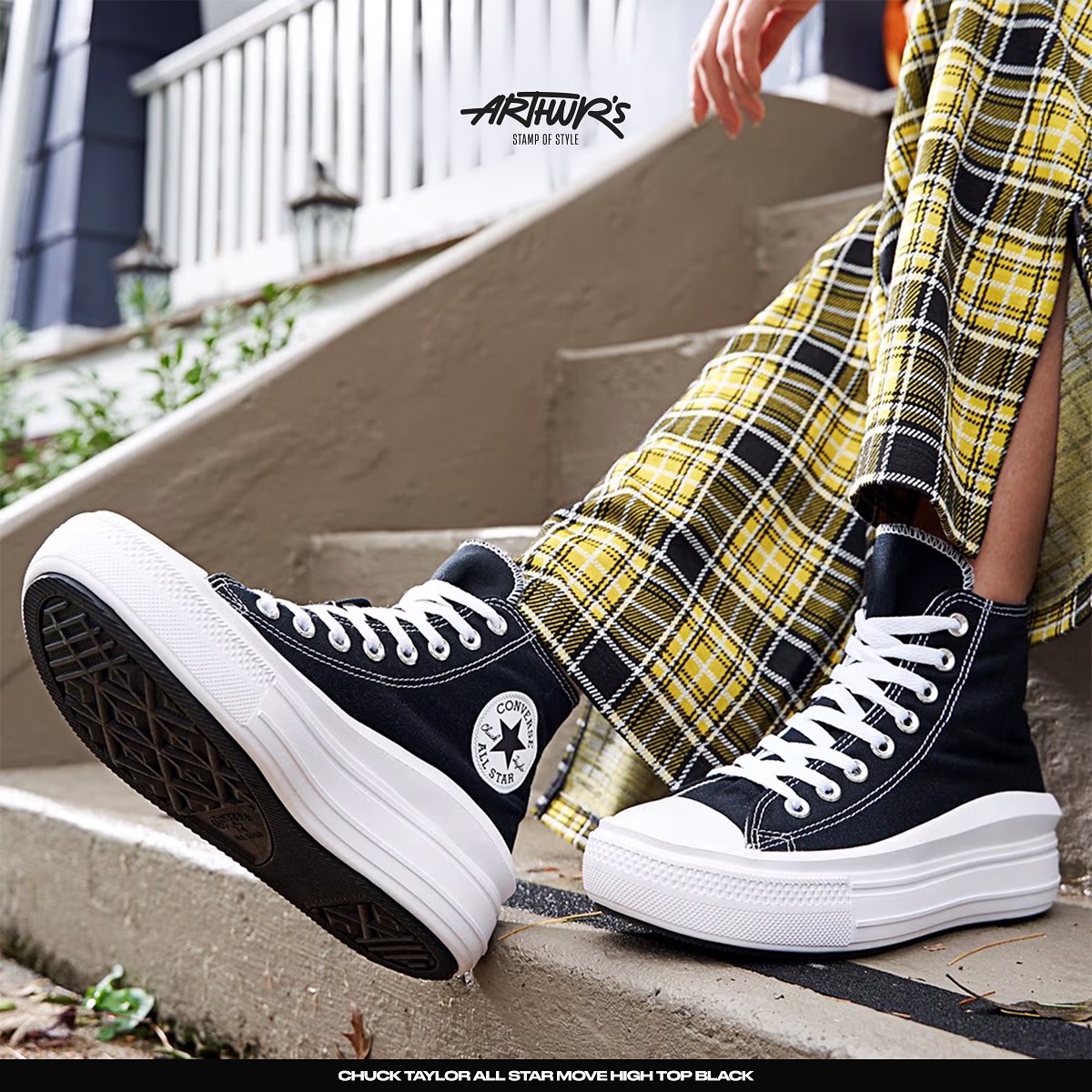 👟 Ултра лесни и модерни. 
Chuck Taylor All Star Move имаат смела платформа која додава висина, без дополнителна тежина ✨