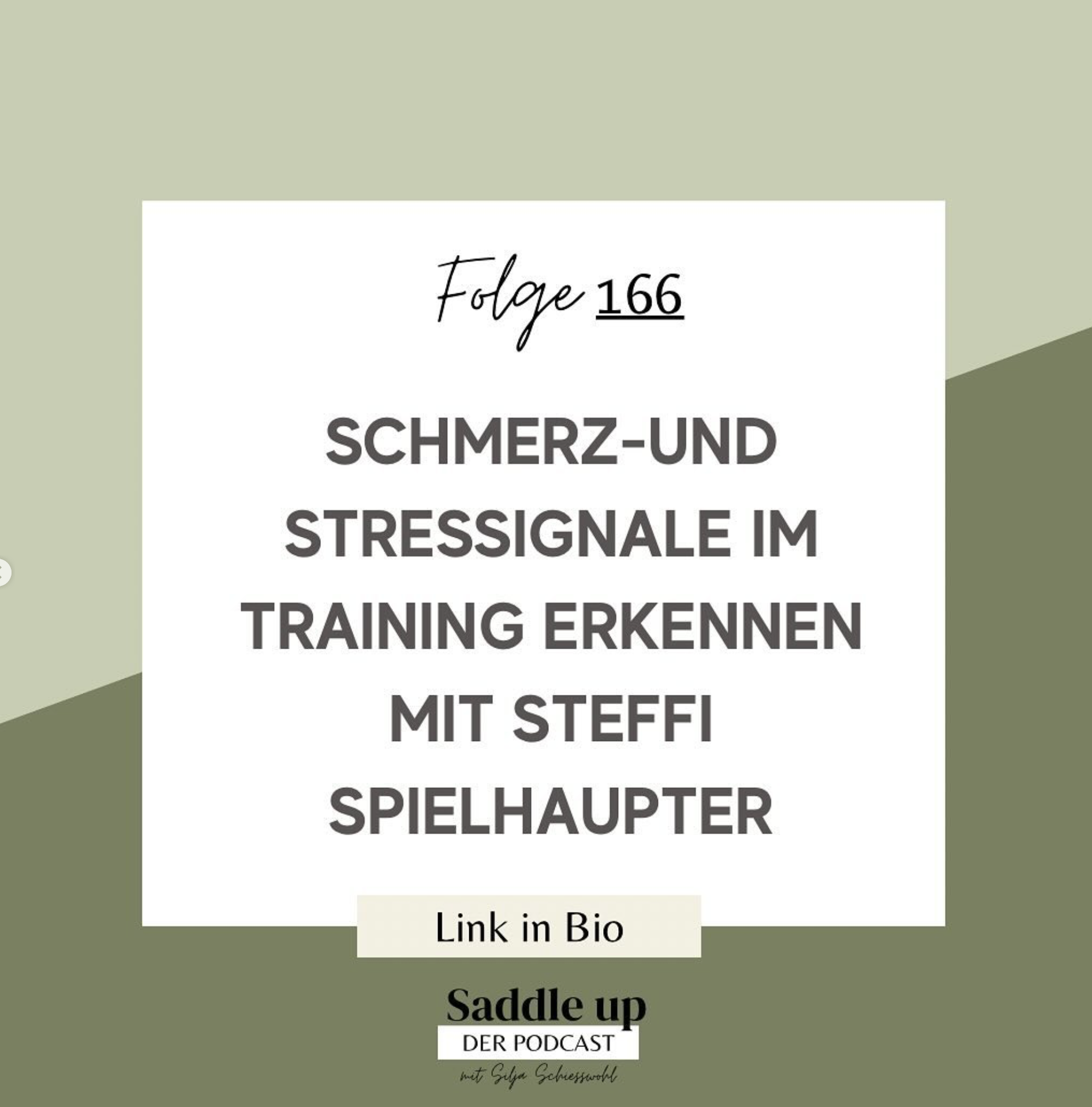Podcast Interview - Saddle Up-Der Pferde Podcast mit Silja Schießwohl thumbnail