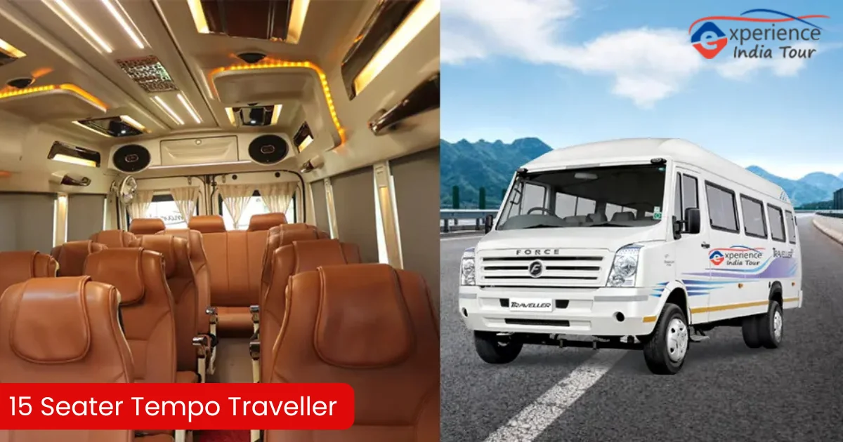 15 Seater Tempo Traveller on Rent starting at 20 Rs/km thumbnail