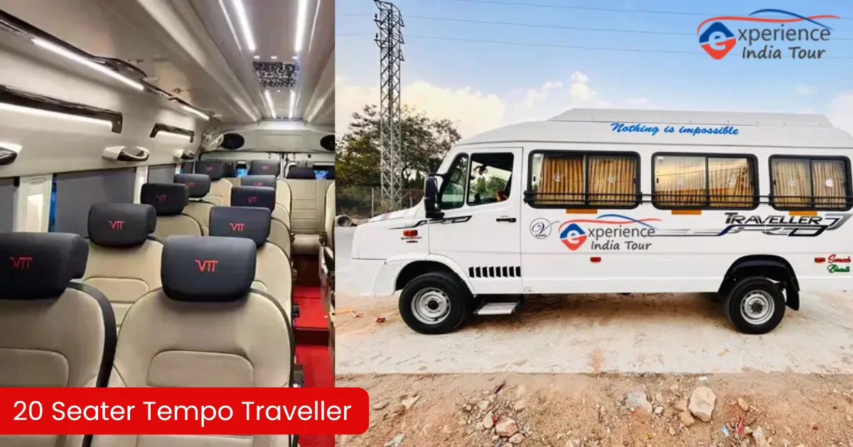 20 Seater Tempo Traveller on Rent starting at 24 Rs/Km thumbnail
