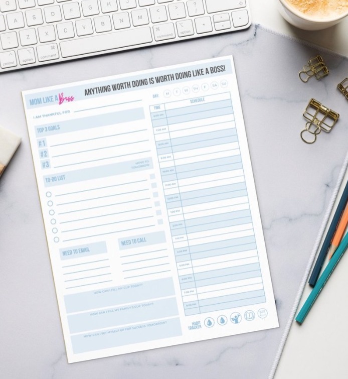 Mom Boss Digital Daily Planner thumbnail