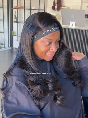 Link in bio to purchase, and book our hair services ✨ Hair details: Michelle Unit 22inch 1B Natural  www.affluentbeaute.