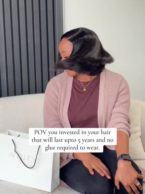 The Classic Bob ✨ If you love an easy wear, this is for you.  www.affluentbeaute.com #rawhair #wigs #hdlace 