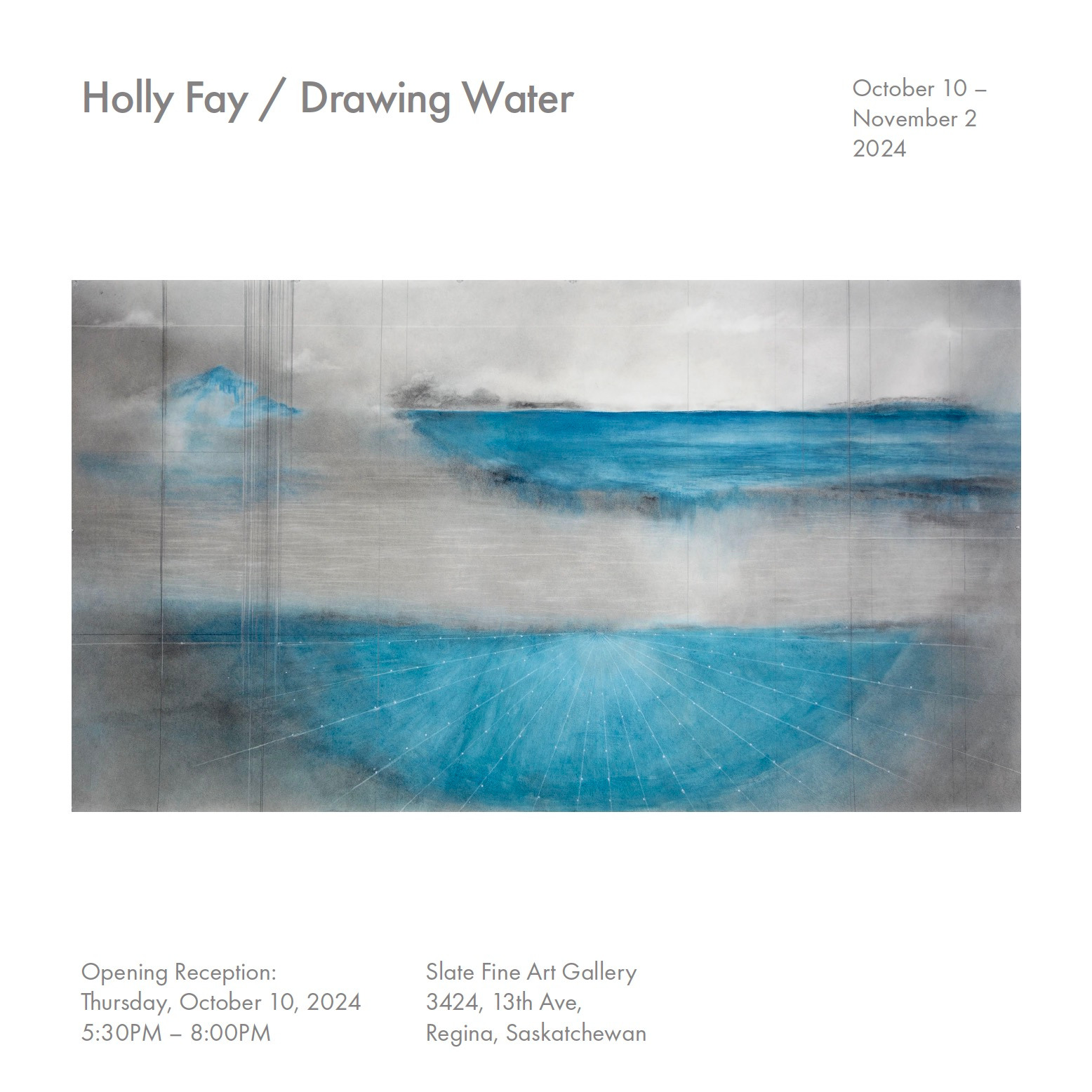  Drawing Water – solo exhibition: October 2024 - Slate Gallery thumbnail