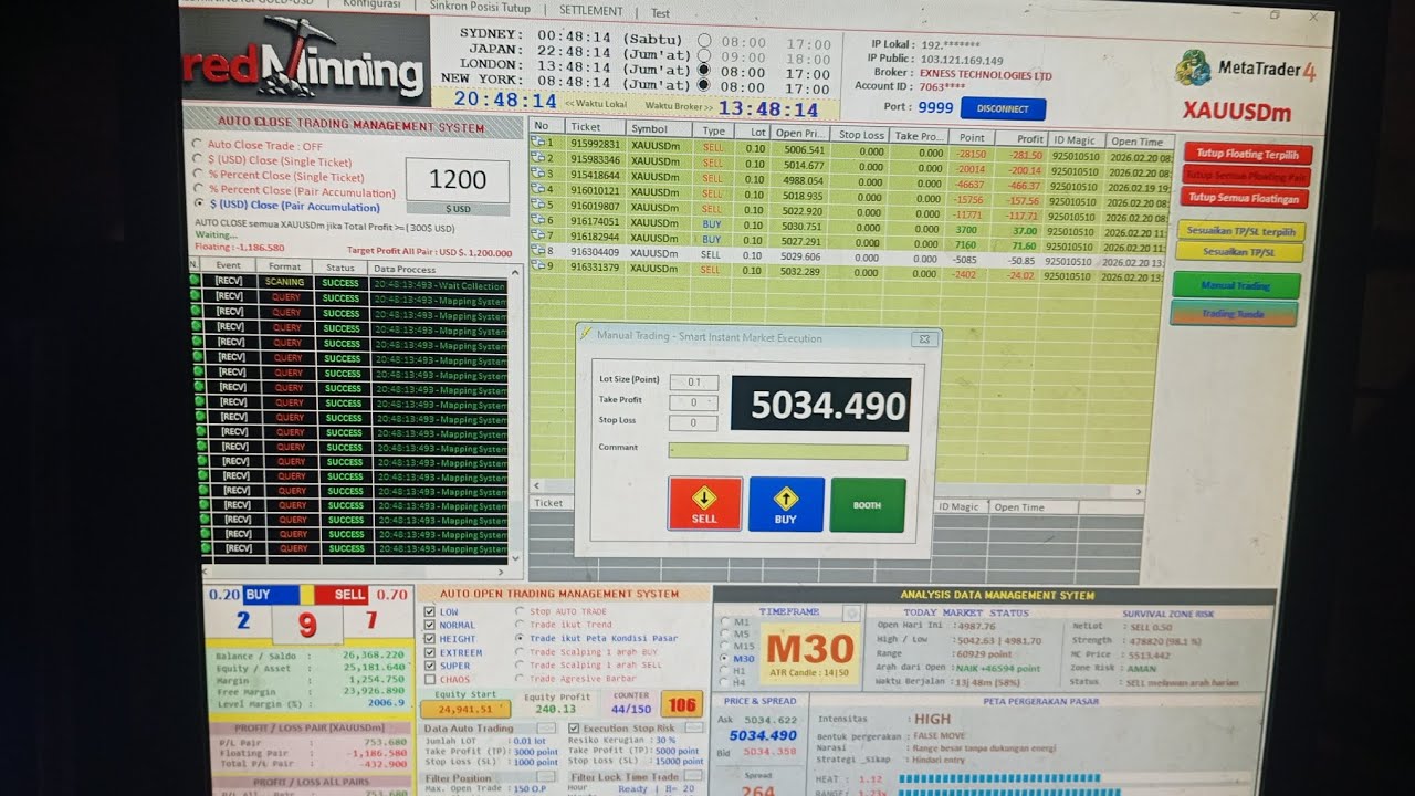 RedMinning Software Meta Trader siap Live dan Launching. #metatrader4 #xauusd #btcusd #minning thumbnail