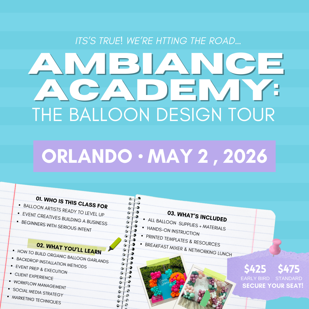 THE BALLOON DESIGN TOUR | ORLANDO thumbnail