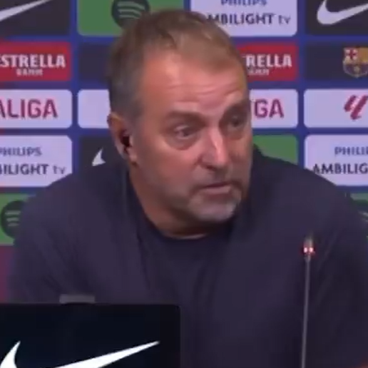 Postpartido Barça-Getafe pregunta a Hansi Flick en RDP thumbnail