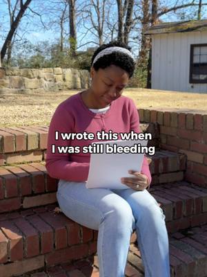 I wrote this when I was still bleeding. Not after it made sense. Not once I had the language for it. Not when the wound