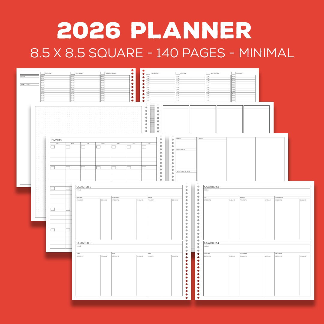 Project Focused 2026 Planner thumbnail