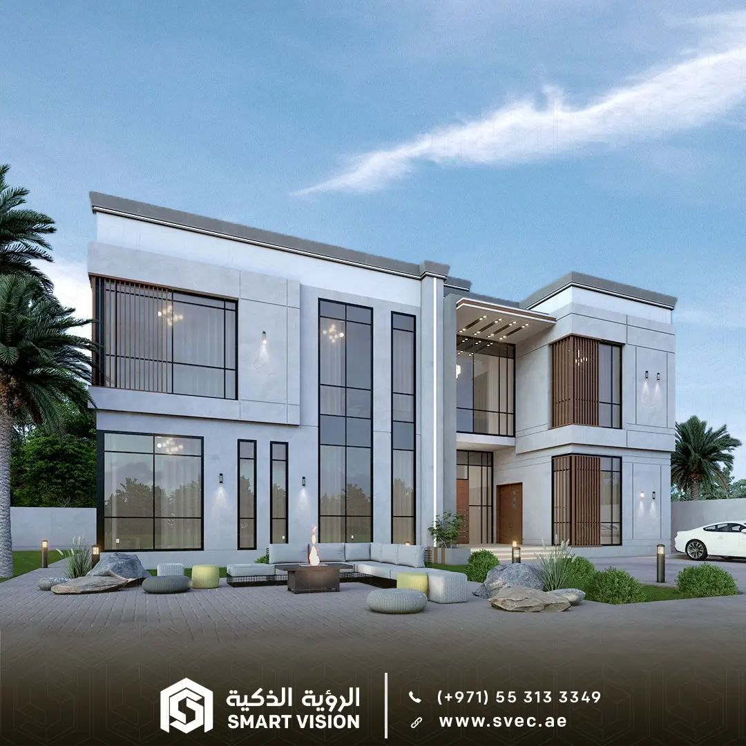 شاهد خبرتنا في التصميم ثلاثي الأبعاد في شركة الرؤية الذكية للاستشارات الهندسية حيث نكشف عن مخطط لفيلا فاخرة فريدة من نوع