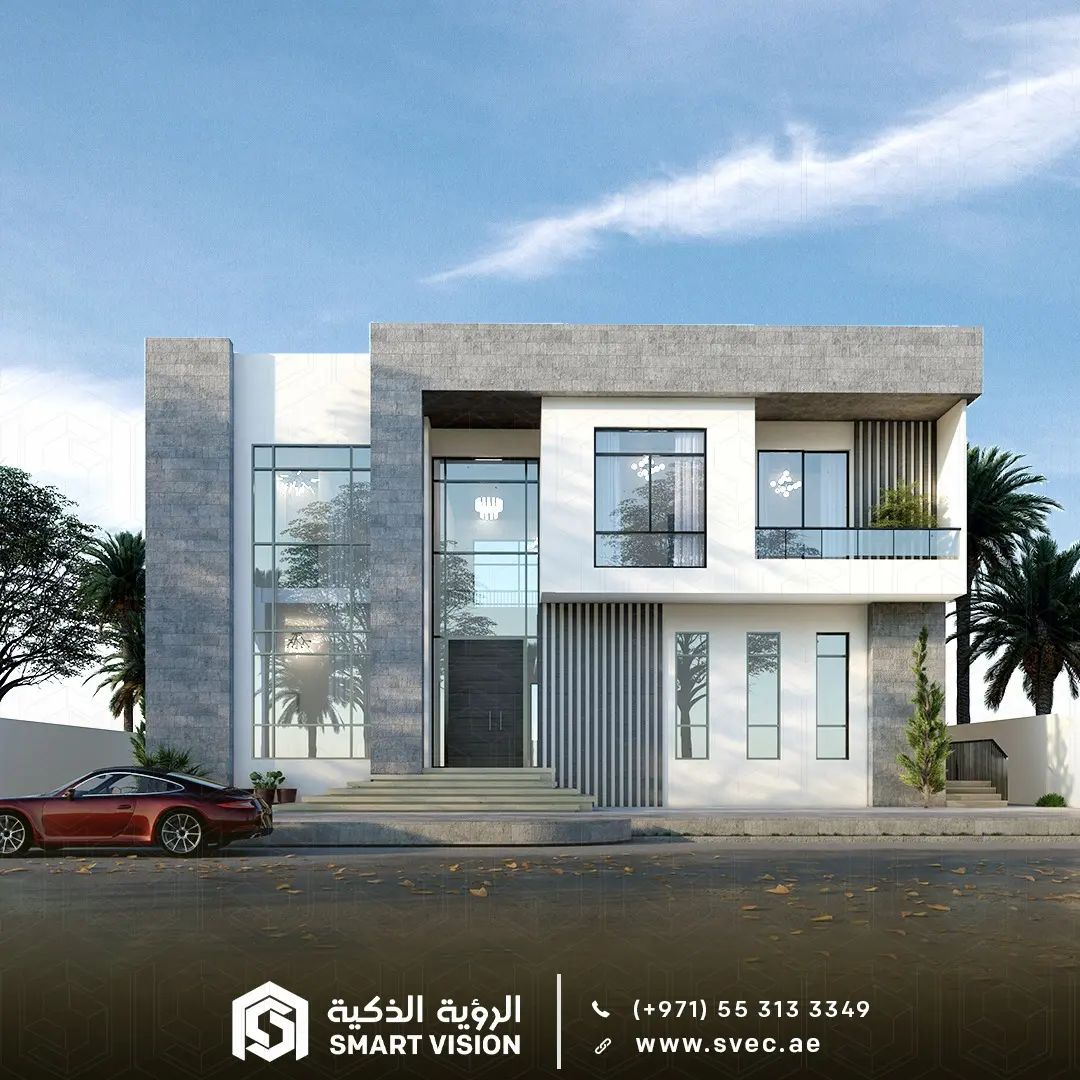 شاهد خبرتنا في التصميم ثلاثي الأبعاد في شركة الرؤية الذكية للاستشارات الهندسية حيث نكشف عن مخطط لفيلا فاخرة فريدة من نوع