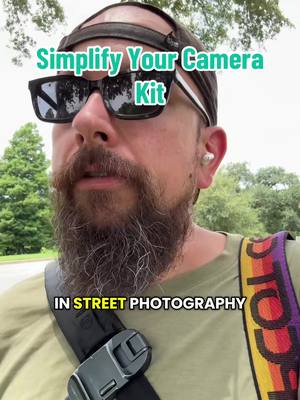 Make you street photography kit as simple as possible. Get as small a bag as possible.  If you use zooms, only bring one