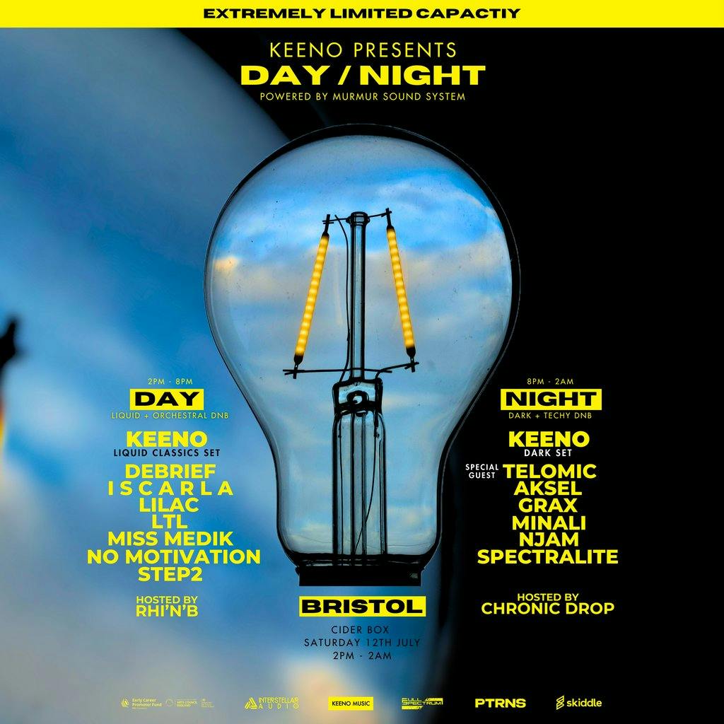 Keeno Presents: Day / Night at The Cider Box thumbnail