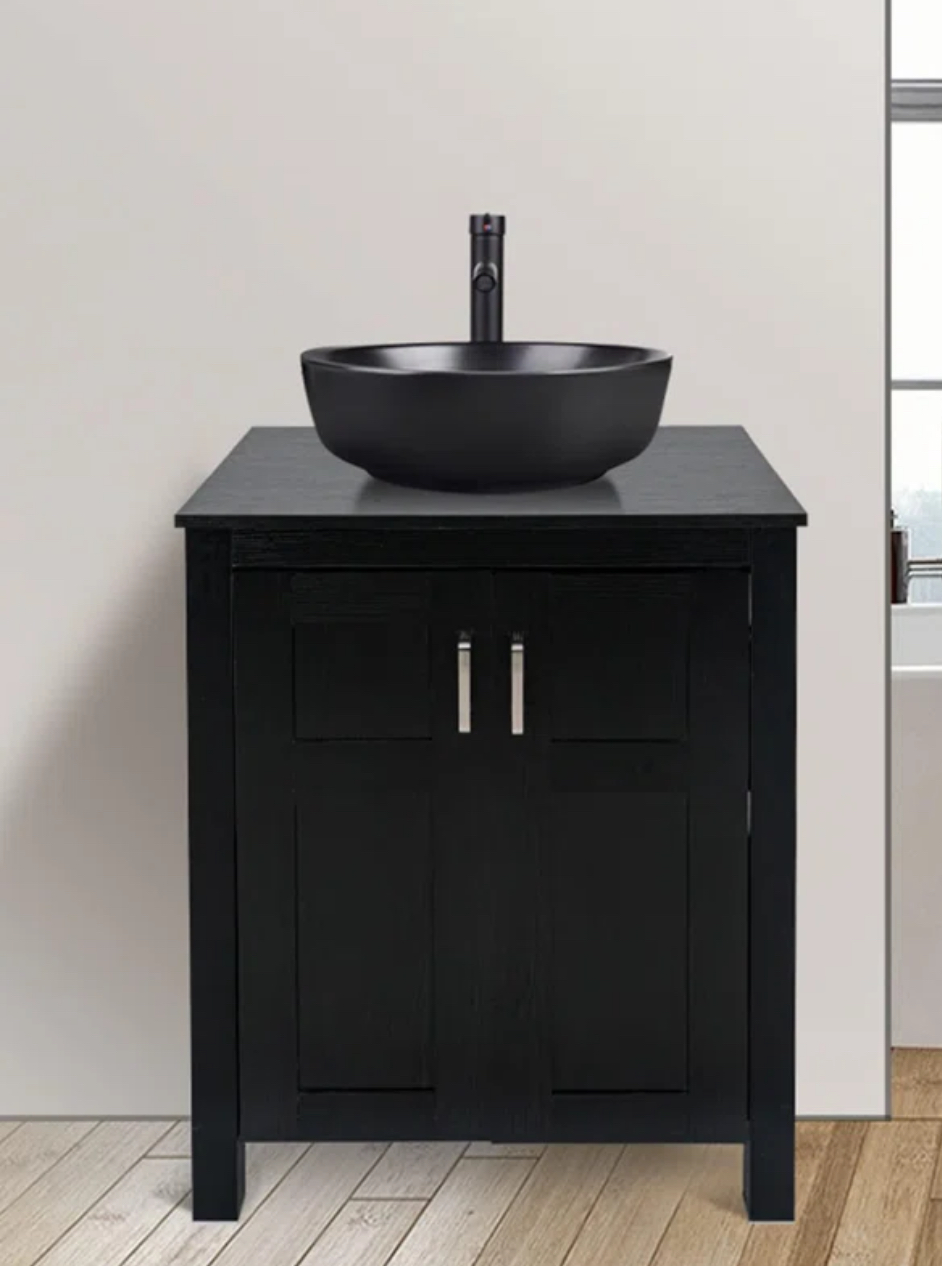 Black Sink/Vanity Combo thumbnail
