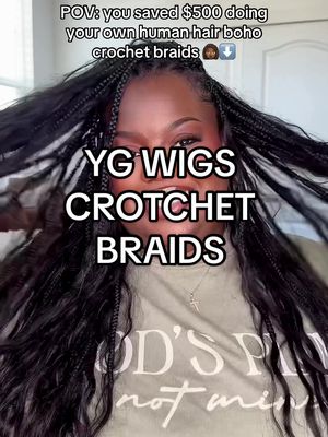 & this is my 4th time installing them btw @Ygwigsus #ygwigs #crotchetbraids #protectivestyles #hairtutorial