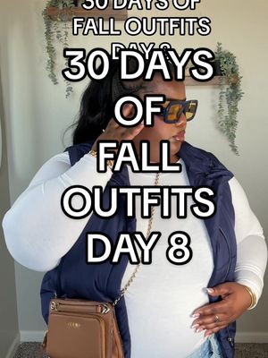Fall outfit inspo 🍂 outfit is 🔗 in my LTK in my bio ✨ Top + Vest @Amazon Fashion  Pants @Torrid  Shoes @UGG®  Bag @Micha