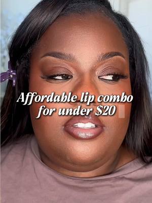 The perfect affordable lip combo ft. @NYX Professional Makeup  #lipcombotutorial #lipcombosforblackgirls #affordablelipc