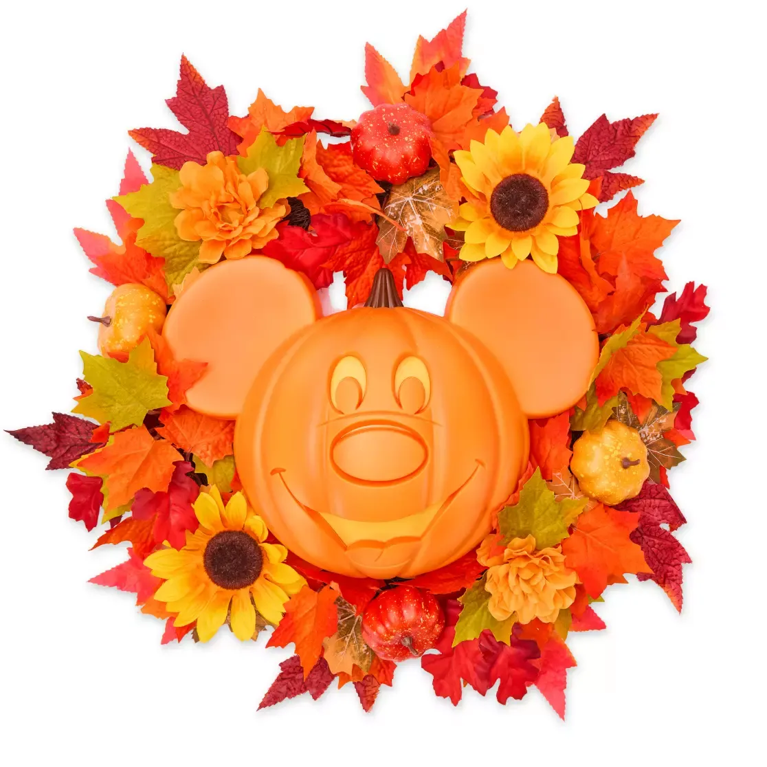Disney Mickey Mouse Pumpkin Wreath Everything Halloween thumbnail