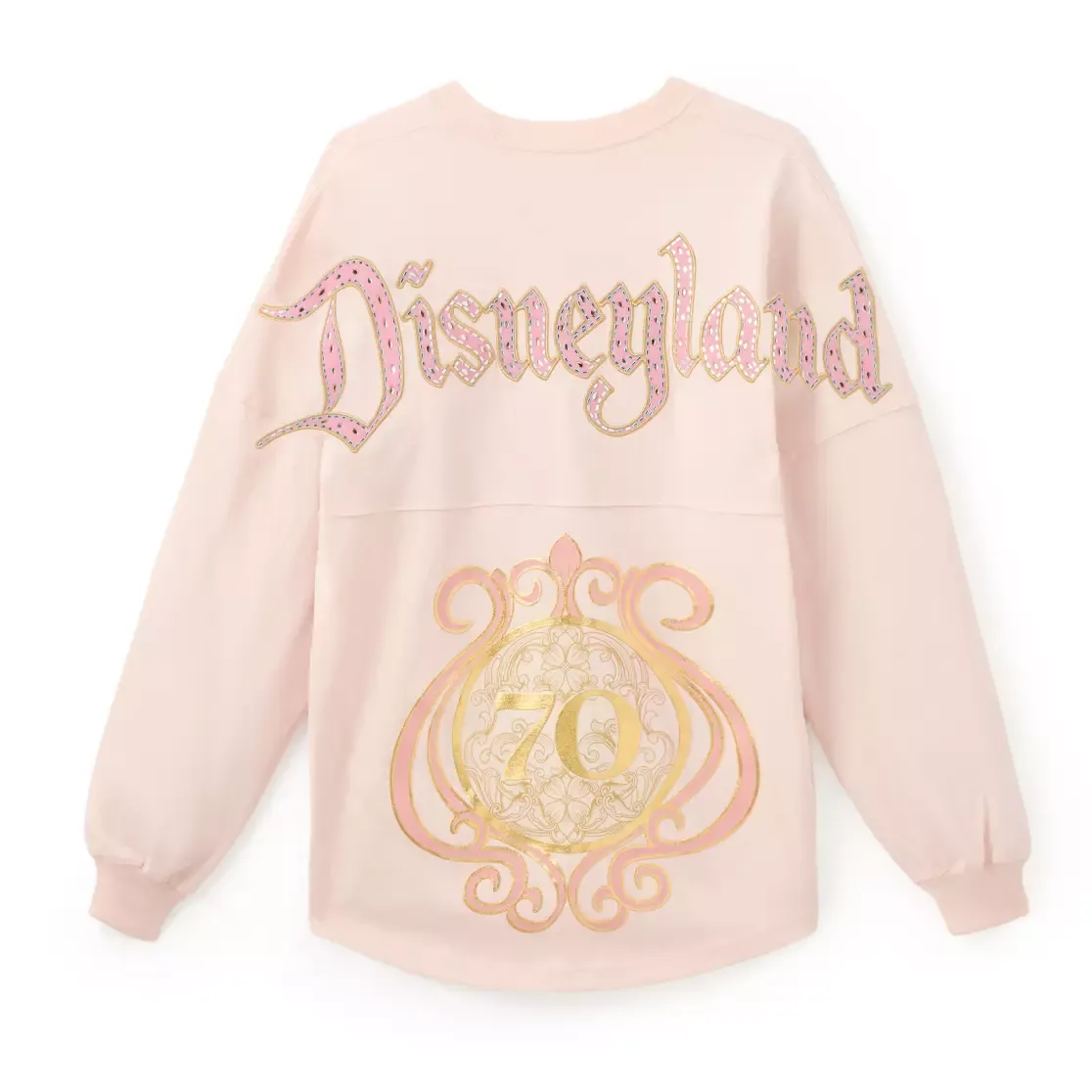 Disneyland 70th Anniversary Rose Gold Spirit Jersey Diamonds Rhinestones thumbnail