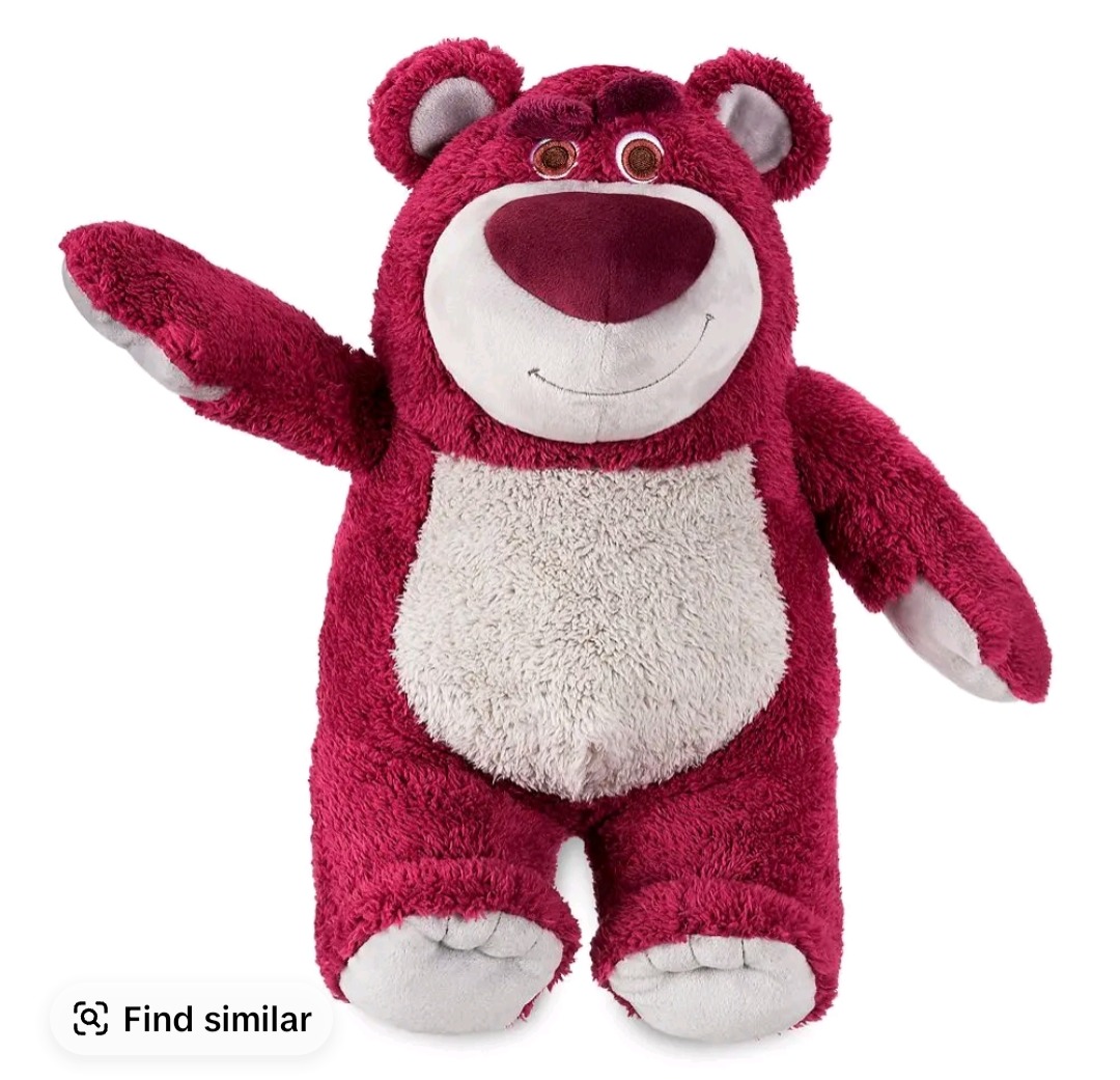 Disney Lotso Scented Plush Toy Story Official Rare Strawberry Bear thumbnail