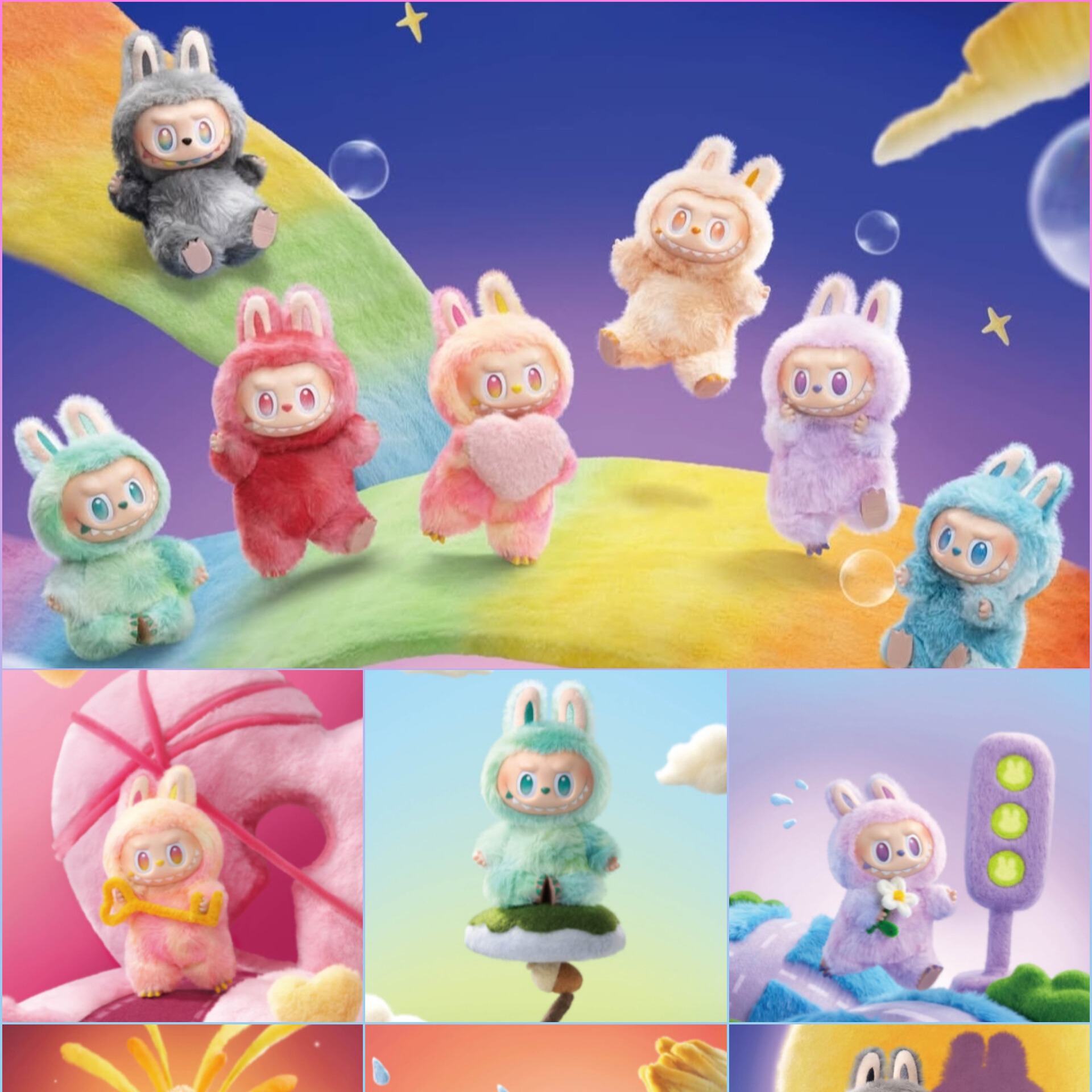 New Labubu Popmart Big Into Energy Vinyl Plush Blind Box Release April 24 thumbnail