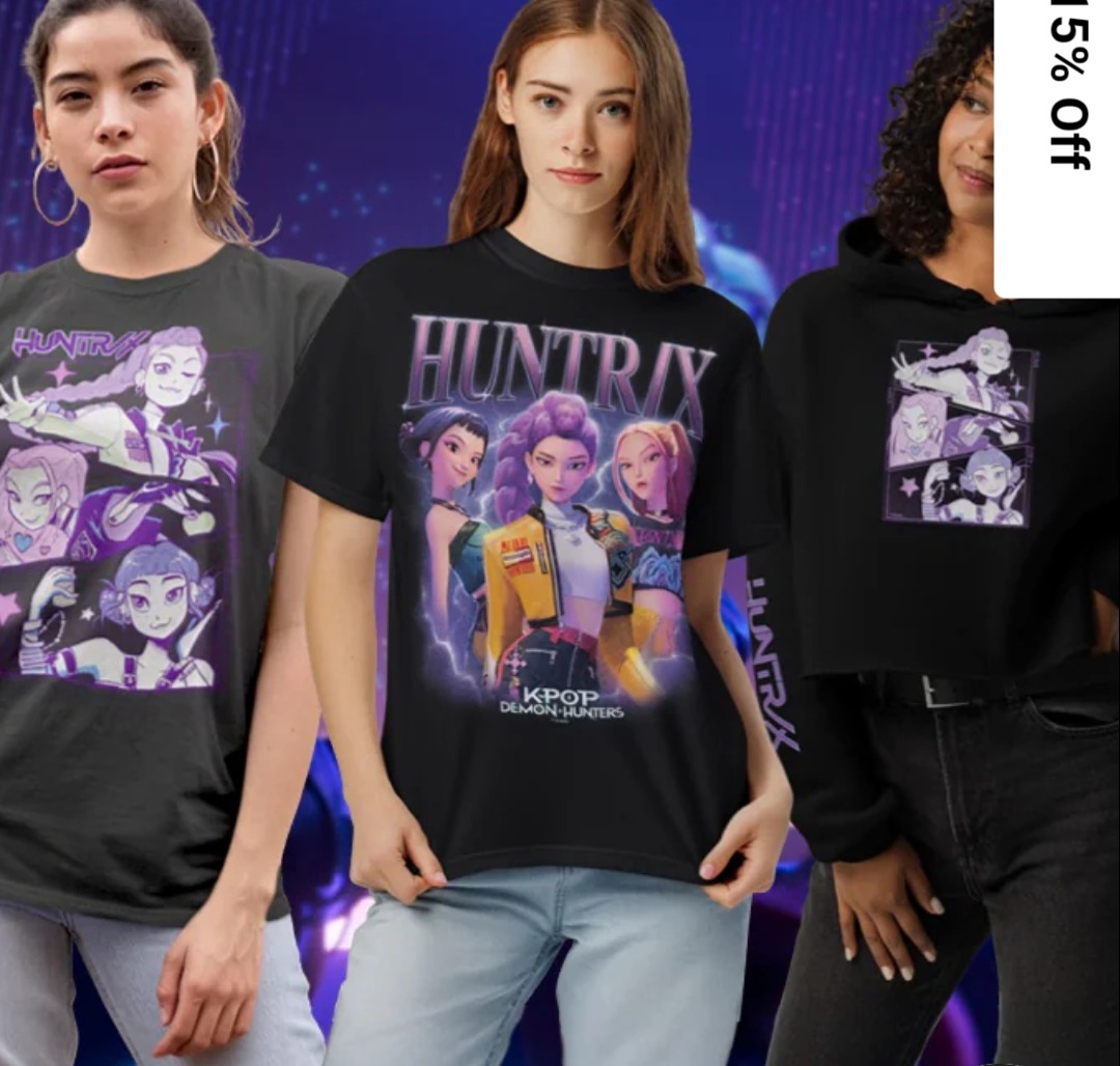 KPop Demon Hunters Official Merch Huntrix Derpy Saja Boys Rumi thumbnail
