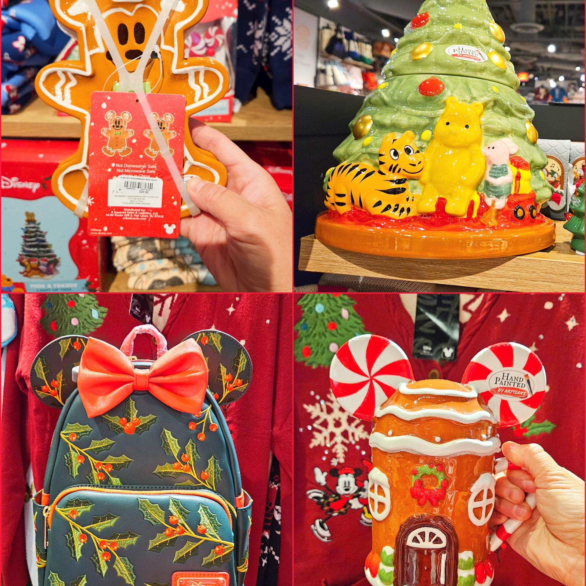 Disney Christmas Holiday Collection Mickey Minnie Muppets Kingdom Hearts Mickey Gingerbread thumbnail