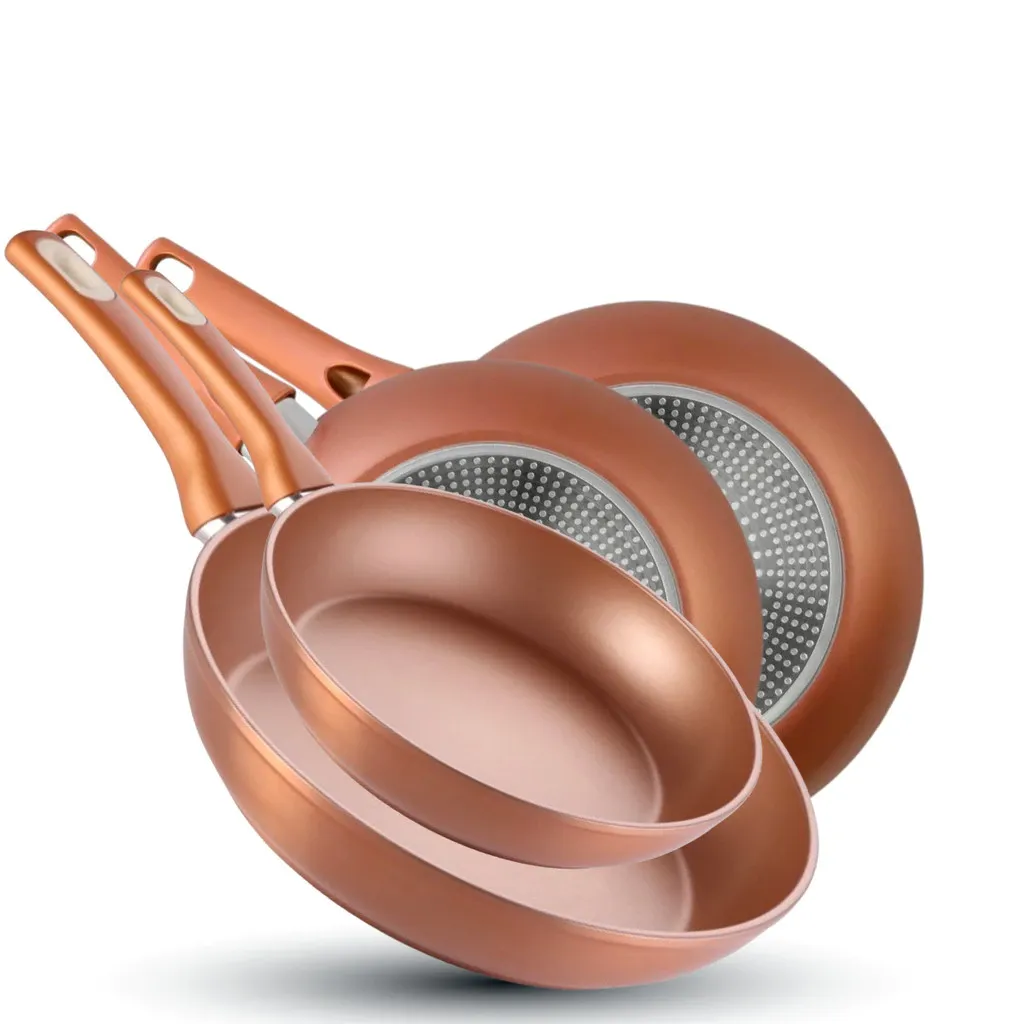 Jogo Frigideiras Antiaderente Cerâmica Conjunto Grande Pequena Kit 2 Unidades thumbnail