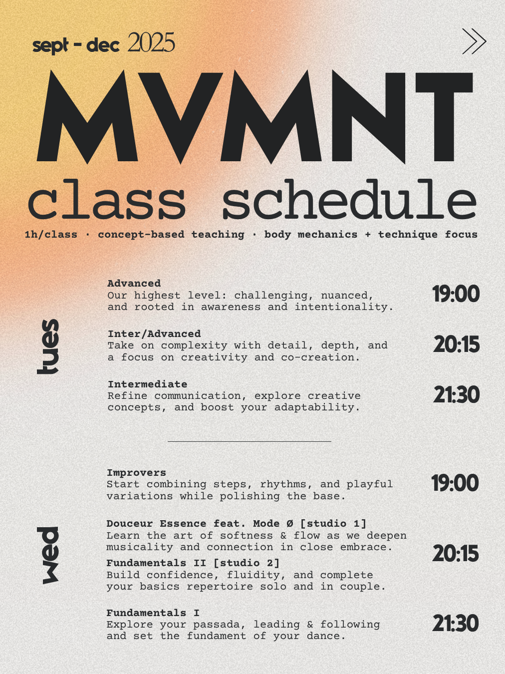 Check out our Schedule 📆 thumbnail