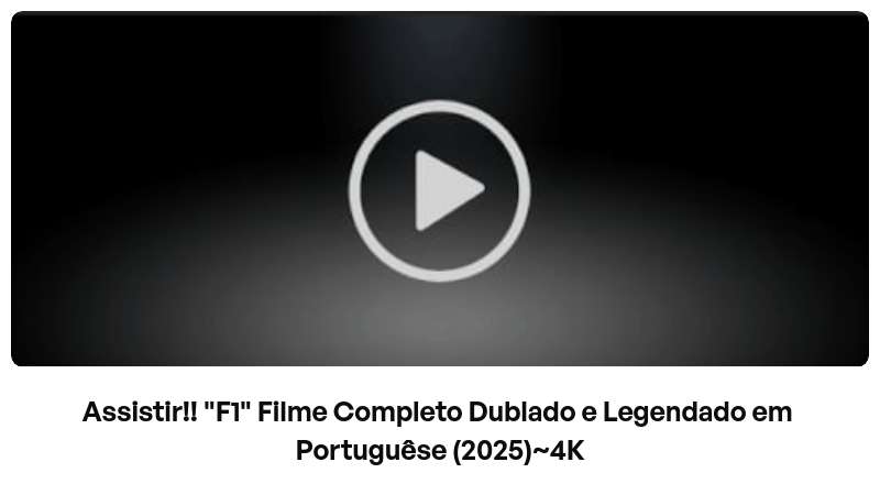 Assistir!! "F1" Filme Completo Dublado e Legendado em Portuguêse (2025)~4K | Built with Prezo thumbnail