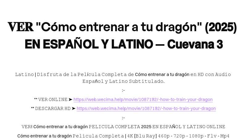 𝐕𝐄𝐑 "Cómo entrenar a tu dragón" (𝟮𝟬𝟮𝟱) 𝗘𝗡 𝗘𝗦𝗣𝗔Ñ𝗢𝗟 𝗬 𝗟𝗔𝗧𝗜𝗡𝗢 — 𝗖𝘂𝗲𝘃𝗮𝗻𝗮 𝟯 | Built with Prezo thumbnail