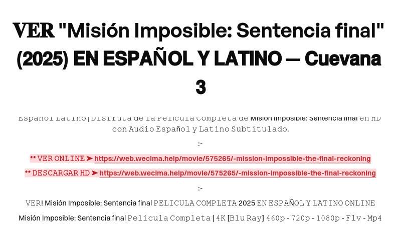 𝐕𝐄𝐑 "Misión Imposible: Sentencia final" (𝟮𝟬𝟮𝟱) 𝗘𝗡 𝗘𝗦𝗣𝗔Ñ𝗢𝗟 𝗬 𝗟𝗔𝗧𝗜𝗡𝗢 — 𝗖𝘂𝗲𝘃𝗮𝗻𝗮 𝟯 | Built with Prezo thumbnail