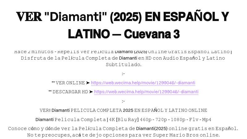 𝐕𝐄𝐑 "Diamanti" (𝟮𝟬𝟮𝟱) 𝗘𝗡 𝗘𝗦𝗣𝗔Ñ𝗢𝗟 𝗬 𝗟𝗔𝗧𝗜𝗡𝗢 — 𝗖𝘂𝗲𝘃𝗮𝗻𝗮 𝟯 | Built with Prezo thumbnail