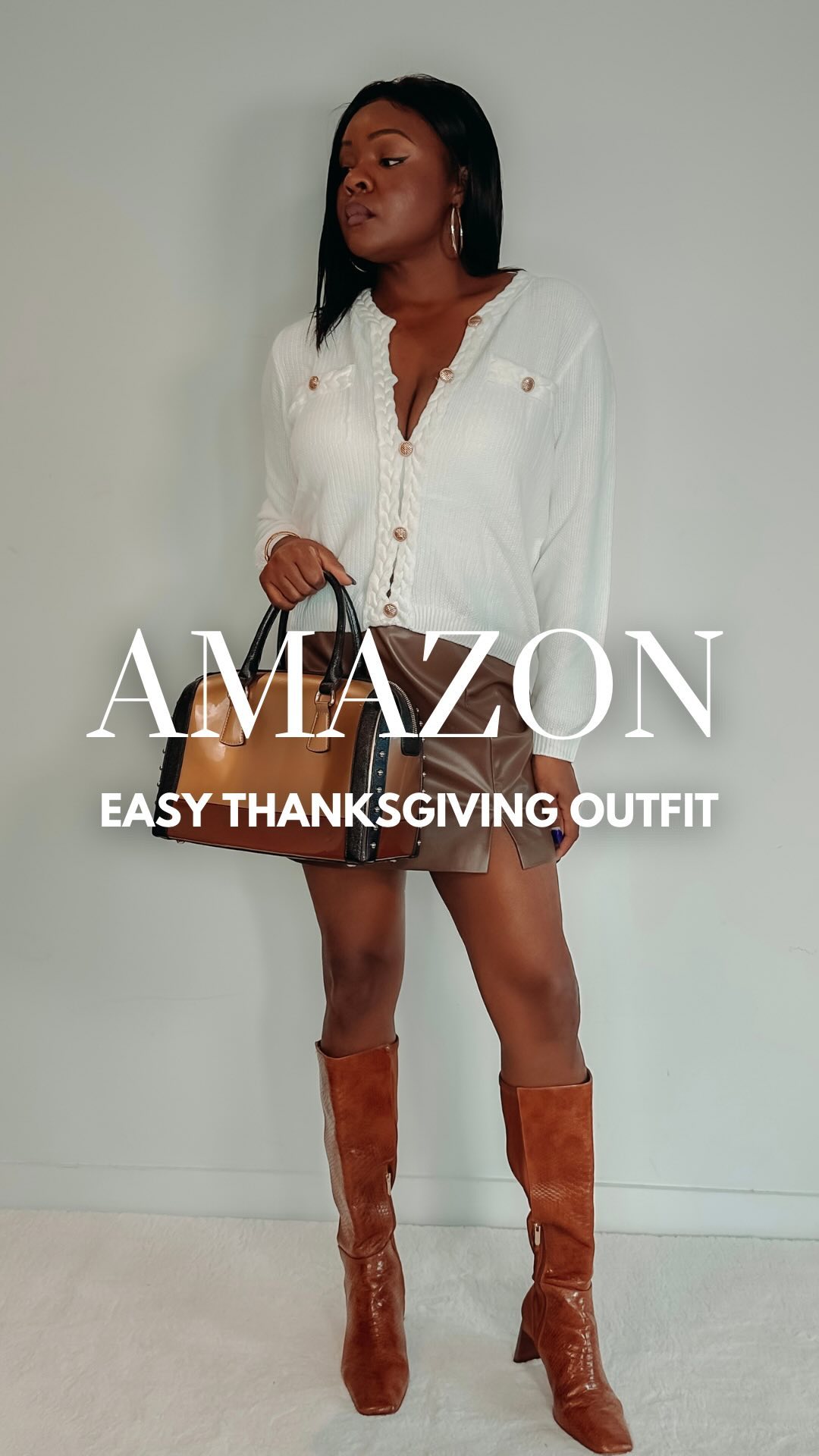 What are you going to wear?👇🏾

This is a great simple look that will have you ready in cozy layers and chic details 🍂✨ L